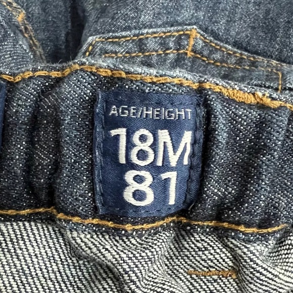 18M Timberland jeans Adjustable Waist Straight Leg Jeans Denim Infant Baby - Picture 5 of 5